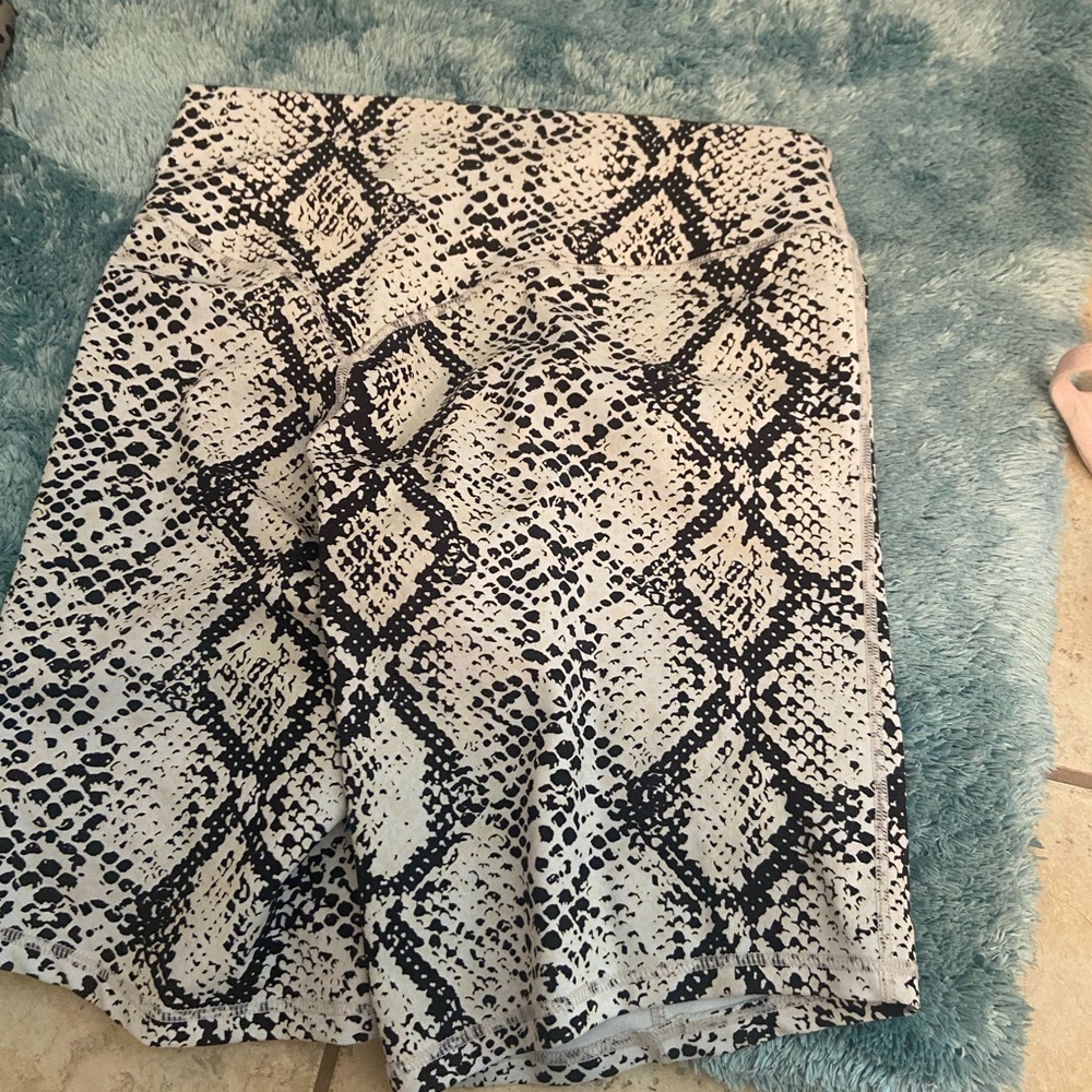 Balance athletica rider shorts snakeskin